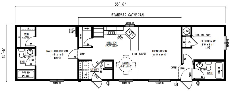 Iconic Island Dwellings floor plan BC1658-101-C-3