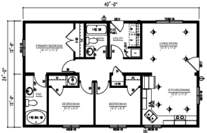 Iconic Island Floor Plan BC2440-101-C-3